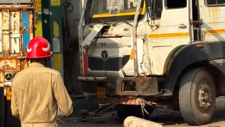 Two people were killed and six others injured after a CNG cylinder in a truck exploded while it was