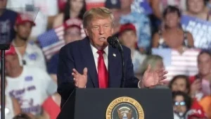 Earlier on Monday, Trump claimed that Iran was "completely collapsing" as his administration intensified