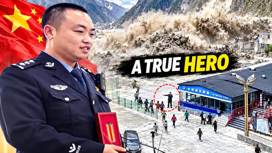 Viral footage captures the Chinese border guard who refused to flee without the public — The final