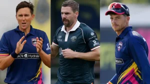 Trent Boult, Anrich Nortje, and Mitchell Santner each achieved the best T20 bowling figures