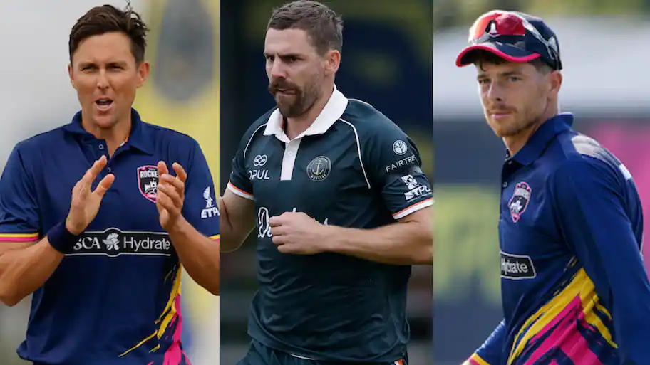 Trent Boult, Anrich Nortje, and Mitchell Santner each achieved the best T20 bowling figures