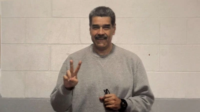 Former Venezuelan President Nicolas Maduro posted photographs on social media from the New York