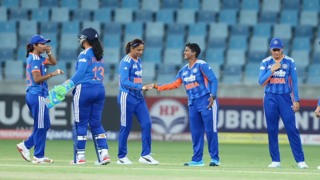 Seamers Kranti Goud (1/26) and Nandani Sharma (3/18) removed both Thailand openers inside four