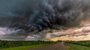 Because of the bay breeze ahead of the approaching front, the National Weather Service office