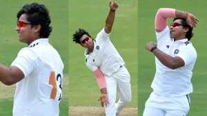 Vaibhav Sooryavanshi shines with ball, picks up 2 wickets in 4 balls in Duleep Trophy - Watch