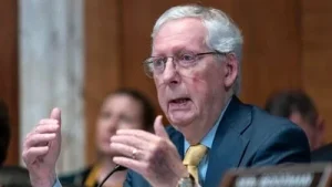 Townsend claims in the clip a Senate assistant who was in conversation with Mitch McConnell's handler