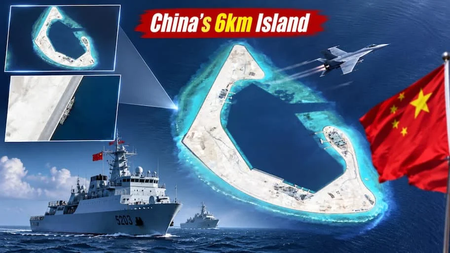 Located in the northern sector of the South China Sea, Antelope Reef offers Beijing a superior defensive
