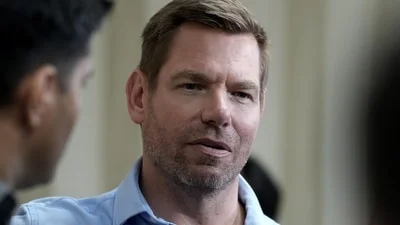 Eric Swalwell remains legally married to Brittany Watts, according to the most recent publicly available