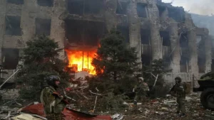 Ukraine launched one of its biggest aerial attacks of the war on Sunday (August 16) by sending hundreds