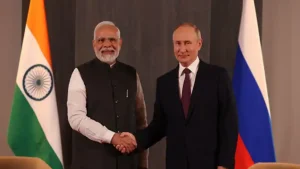 During the meeting, Putin said he hoped to meet Prime Minister Narendra Modi on the sidelines