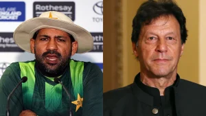 Pakistan head coach Sarfaraz Ahmed was put under the spotlight as he attended the press