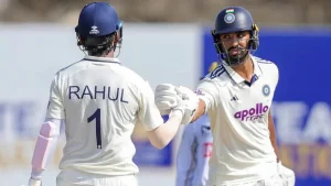 Rahul and Padikkal had also shared a crucial partnership in India's first innings, with Padikkal going