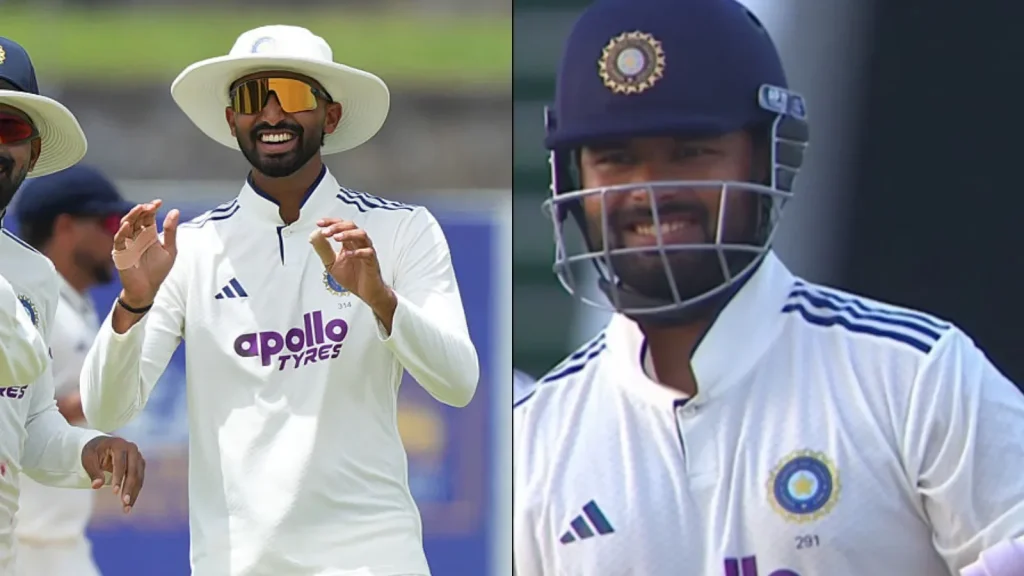 Rishabh Pant 's hilarious request to Devdutt Padikkal on Day 4 of the first Test between India and Sri