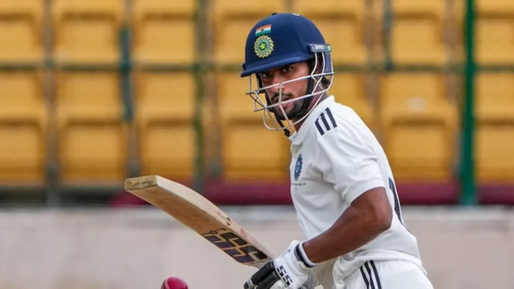 Earlier on Sunday, Karnataka pacer Vidwath Kaverappa 's four-for helped South Zone dismiss