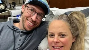 Following the incident, her husband, Patrick Theodore Barnett, known as Ted, has been arrested