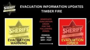 Big Sur's Timber fire videos: Evacuation orders and warnings issued in Monterey County amid 'highly active'