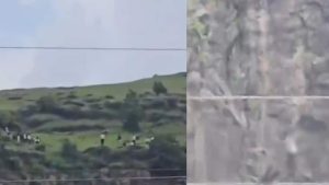 Police said the teenager remained on the edge for nearly three hours despite repeated attempts