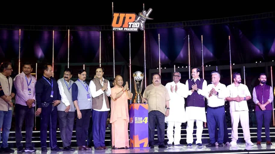 The fourth edition of the UP T20 League was officially inaugurated by Uttar Pradesh Chief Minister Yogi