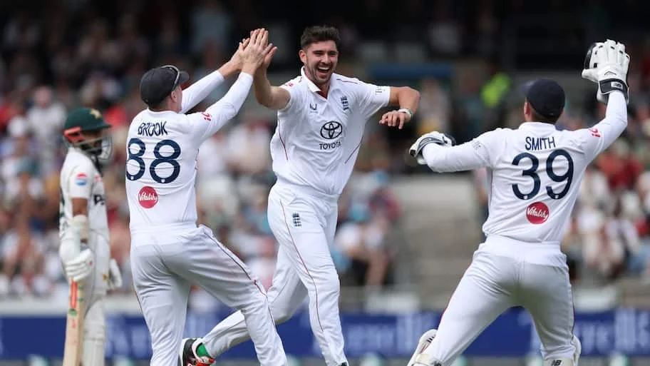 In the opening Test of the series, England achieved a commanding victory over Pakistan, winning