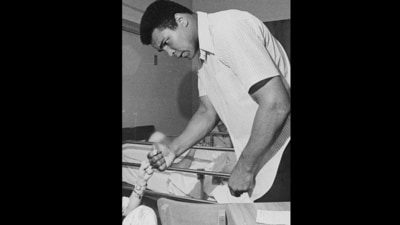 Muhammad Ali, the iconic American boxer, activist, and humanitarian, first expressed his commitment