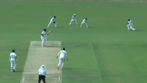 However, Konthoujam had the final say, dismissing Sooryavanshi off the last ball of the over to provide