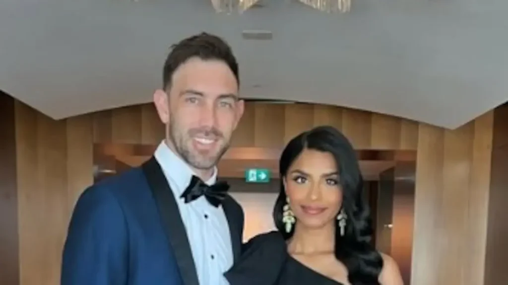 Australia all-rounder Glenn Maxwell and his wife, Vini Raman, delighted fans with a piece of joyful news