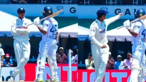India batter Yashasvi Jaiswal appeared to victory the battle of mind games against Sri Lanka