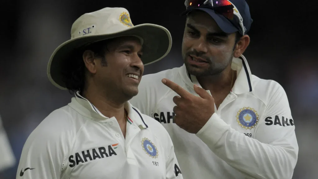 Former South Africa captain AB de Villiers praised India stalwarts Sachin Tendulkar and Virat Kohli