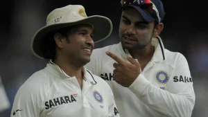 Former South Africa captain AB de Villiers praised India stalwarts Sachin Tendulkar and Virat Kohli