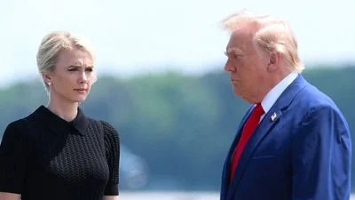 A claim circulating on social media suggests that Natalie Harp, an aide to Donald Trump, has