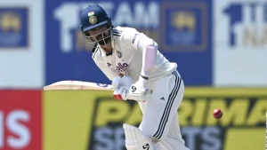 KL Rahul made a little shimmy to reach the ball, unfurled his wrist and executed a picture perfect cover