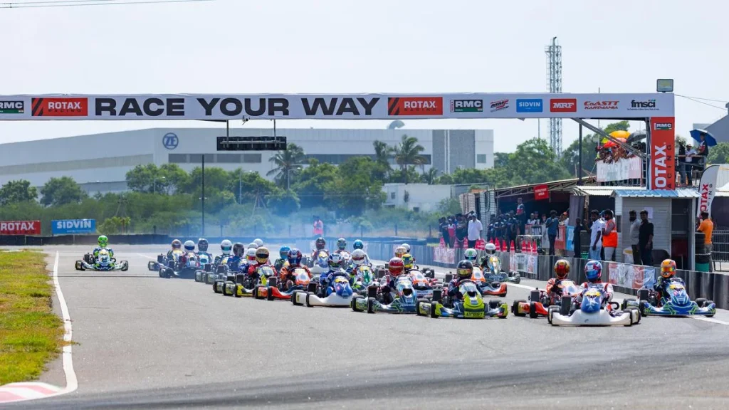 With packed grids and clear-eyed kids, India's karting scene revs up