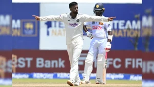 Riding on a scintillating spell of 6-55 from young left-arm spinner Manav Suthar, India wrapped up