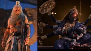 Akshaye Khanna as Shukracharya - the guru of Asuras looks fierce and impressive in the 2 minute 53