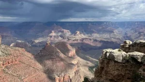 Dramatic videos and photographs from Grand Canyon National Park are circulating on social media