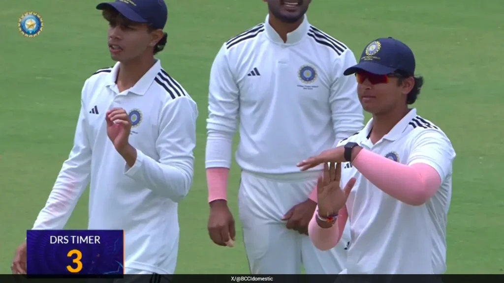 Vaibhav Sooryavanshi Shows Maturity At 15, receives DRS Call Spot-On In Duleep Trophy. Watch