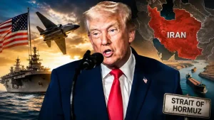 “They are in deep trouble, they have very little capacity, the strait of Ormuz is open, it