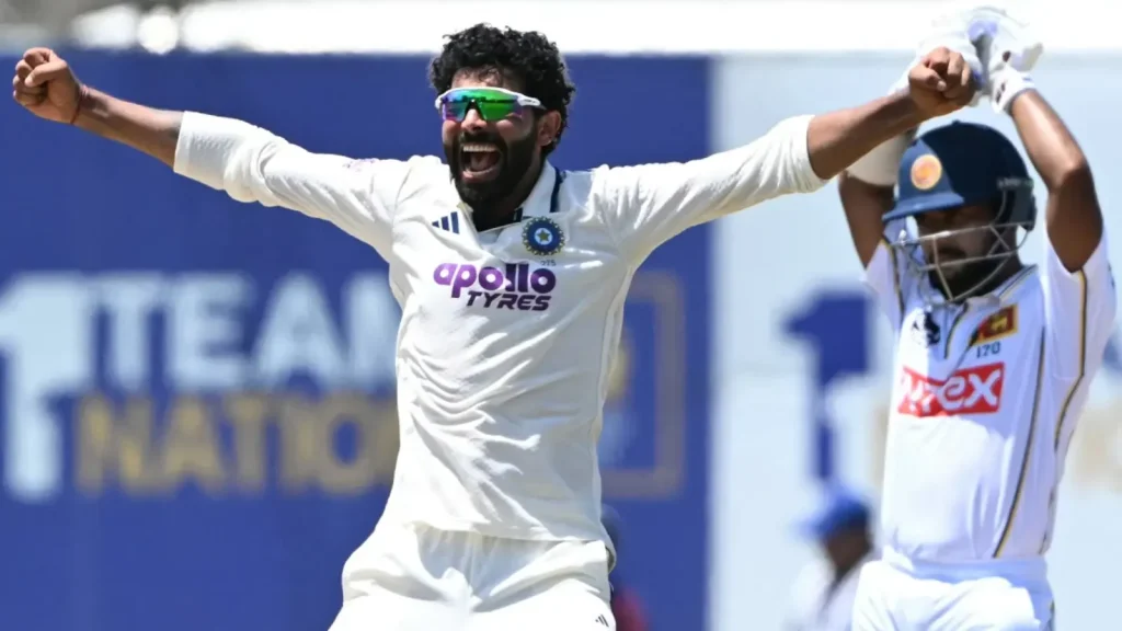 Jadeja took four wickets in India's recent 165-run victory over Sri Lanka at the Galle International