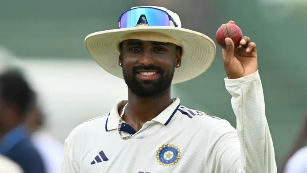 Suthar produced a match-winning performance in only his second Test, claiming 10 wickets as India