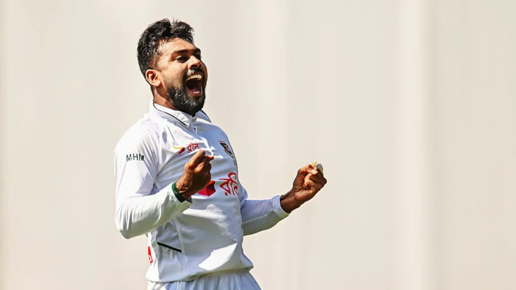 In a stunning display of bowling, Bangladesh spinner Mehidy Hasan Miraz's delivery to dismiss
