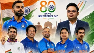 Leading the Independence Day messages were ICC Chairman Jay Shah and former India captain Virat Kohli
