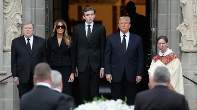 US President Donald Trump’s youngest son, Barron Trump , keeps a low profile inside a security