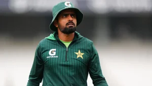 Pakistan captain Babar Azam has been ruled out of the first Test against England at Headingley starting