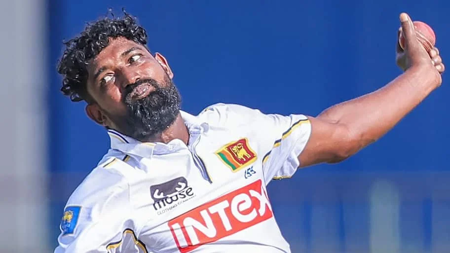 Prabath Jayasuriya, the Sri Lanka spinner, has been officially reprimanded and penalized with a demerit
