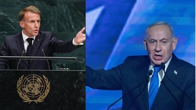 French President Emanuel Macron's remarks criticising Israel's actions in West Bank have drawn