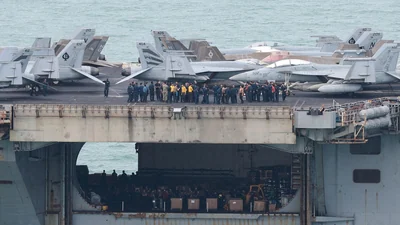 Eight US Navy personnel onboard the USS Abraham Lincoln carrier attempted suicide during its