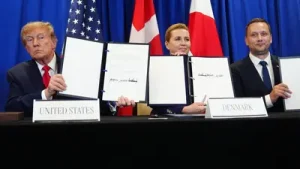'Going to be a fantastic relationship' — Trump, Greenland, Denmark sign deal in bid to end Arctic
