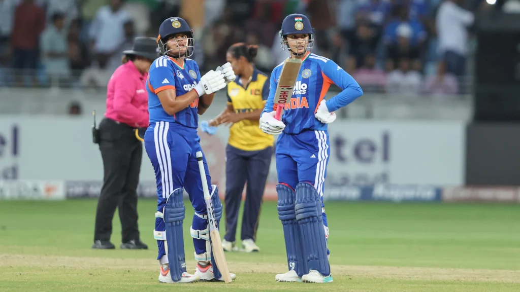 Shafali's 24-ball fifty is the fastest in Women's Asia Cup history, beating Mandhana's record