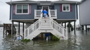 North Wildwood in Cape May County is dealing with severe flooding that has shut down roads