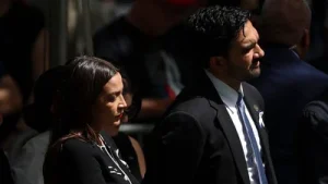 Alexandria Ocasio-Cortez at the 9/11 memorial ceremony has sparked a huge row online